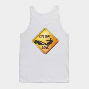 Kitesurf Zone Roadsign Tank Top